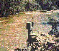 Color photograph of a Data Collection Platform.