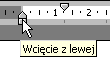 Wcicie z lewej