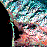 Color composite TM image of Morro Bay, California - combination (A)