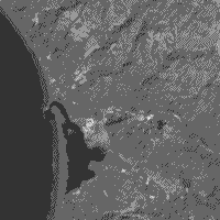 Ratio image of Morro Bay, California.