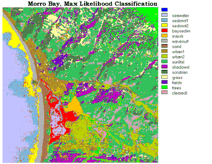 Morro Bay, Maximum Likelihood Classification