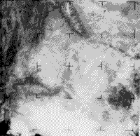 B/W Nimbus-3 IDCS image of parts of Wyoming and Utah.