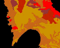 SORGSUIT map for case study area.