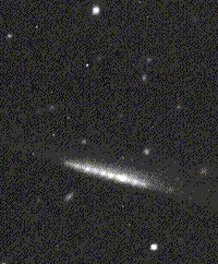 Original B/W image that led to the discovery of the comet Shoemaker-Levy 9.