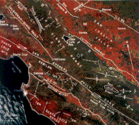 Geologic structure map prepared by Dr. Paul Lowman, Jr. after the launch of ERTS-1.