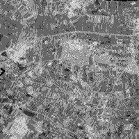 B/W SPOT image of the Ghard plains, Morocco - Band 3 (IR), March 14 1986.