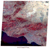 Resampled MMS image of southern California.
