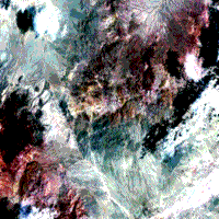 Landsat TM subscene of the White Mountain region, Utah.