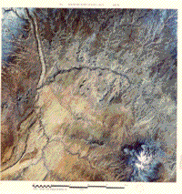 Color Landsat image of the Colorado Plateau (or 
