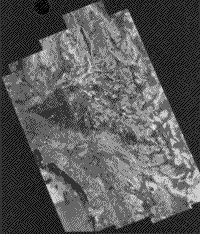 JPL radar mosaic image of southern California.