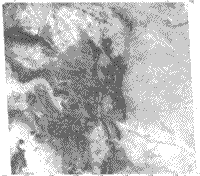 B/W HCMM Day-Vis image of Colorado and surrounding states.